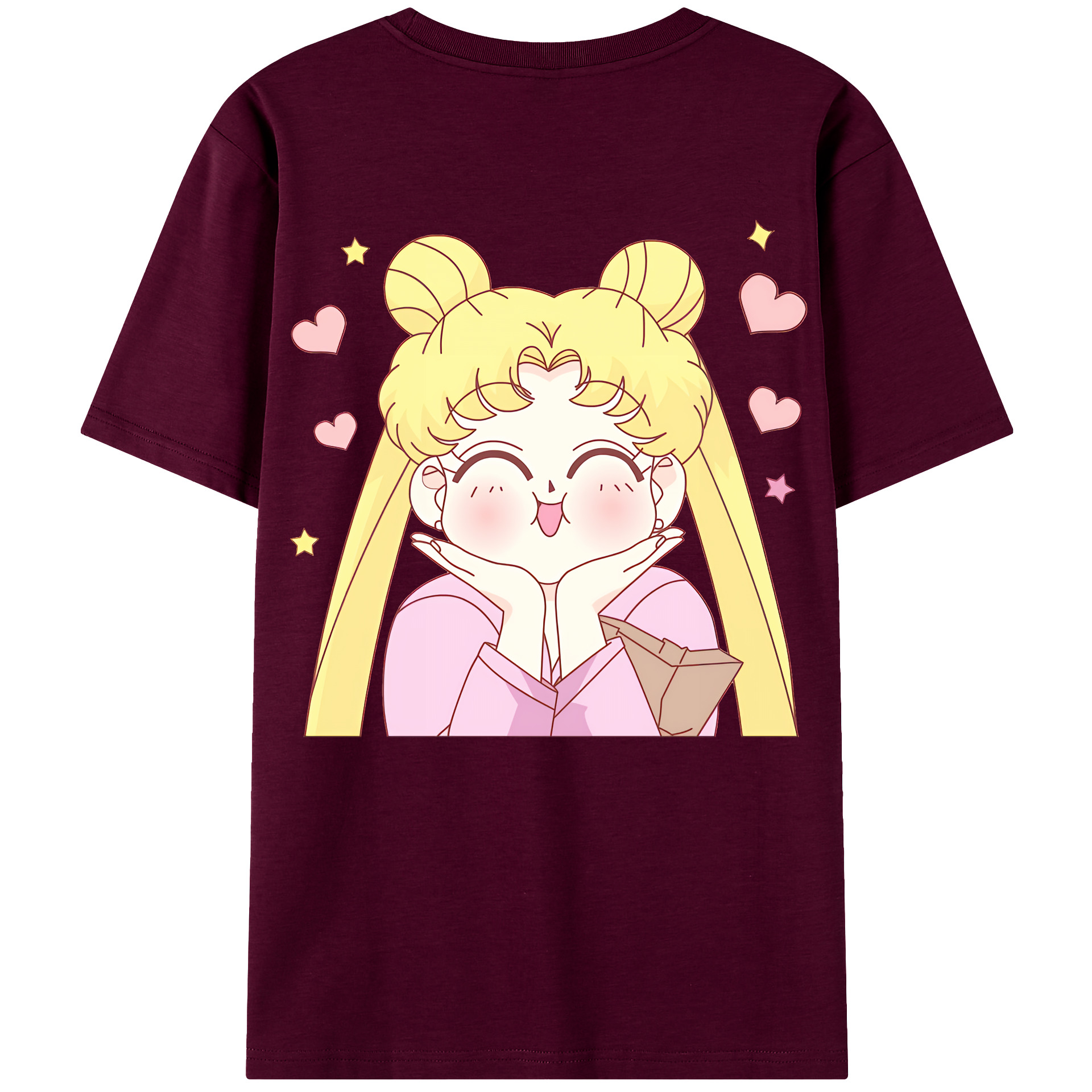 （画像用） 美少女戦士セーラームーン 愛野 美奈子 あいの みなこ Sailor Moon Aino Minako レディース半袖Tシャツ(バックプリント)